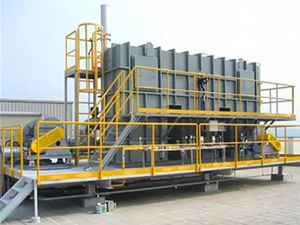 RTO蓄熱式焚燒設(shè)備工藝流程圖